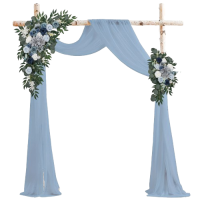 Blue Arch with Light Blue Veil